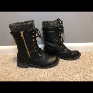 Black Combat Boots